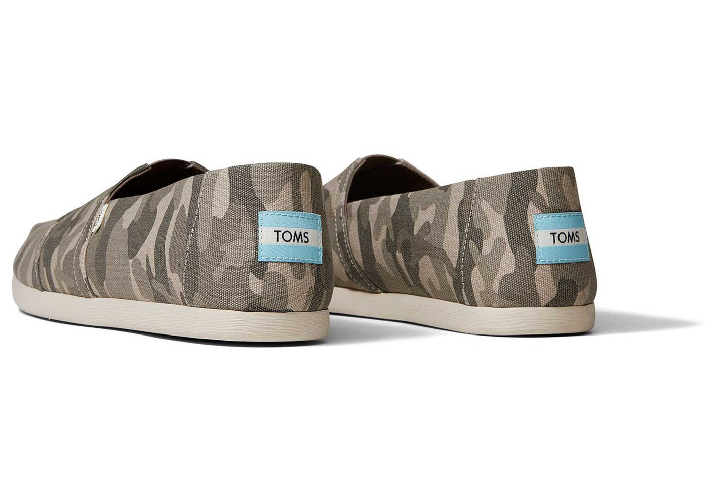 Toms Alpargata Forest Camo Espadrille Deep Grey - Mens - 59172-BCSF